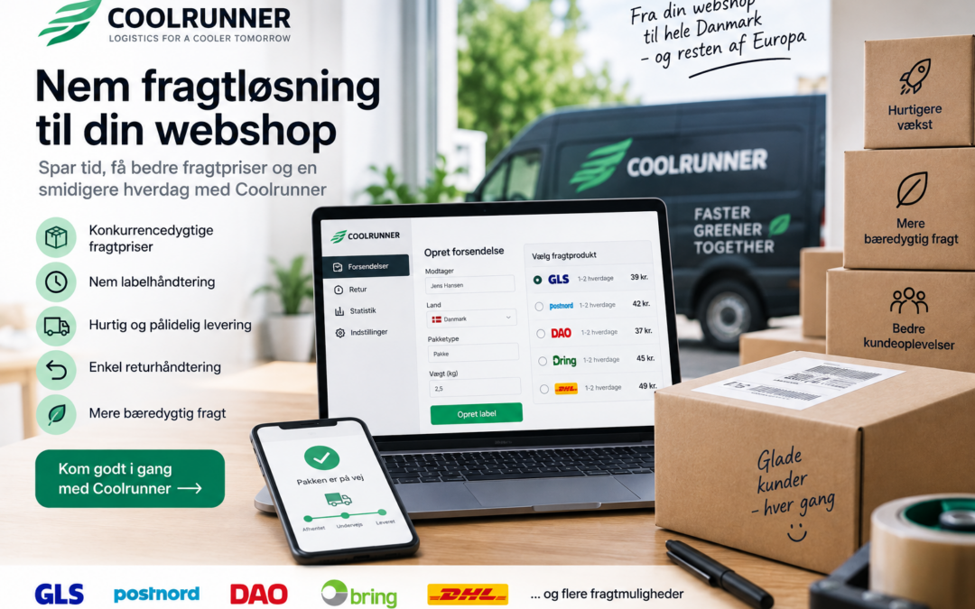 Nem fragtløsning til din webshop – Coolrunner
