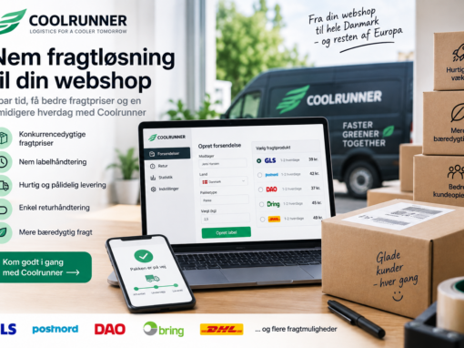 Nem fragtløsning til din webshop – Coolrunner Nem fragtløsning til din webshop – Coolrunner