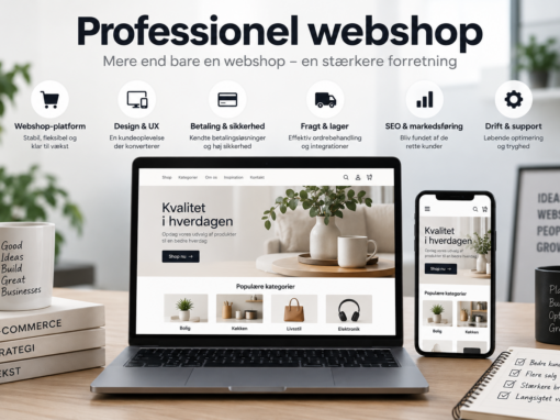 Professionel webshop kontra min fætter hjælper mig med webshop Professionel webshop kontra min fætter hjælper mig med webshop