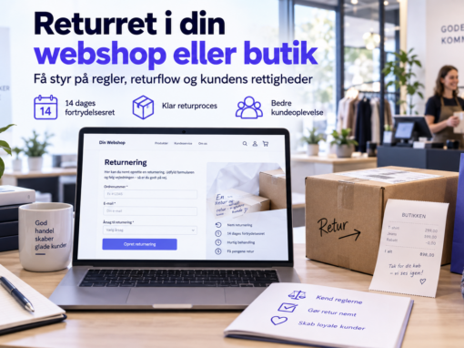Returret i din webshop eller butik Returret i din webshop eller butik