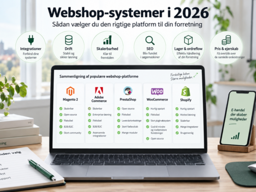 Webshop systemer i 2026 – sådan vælger du den rigtige platform (Shopivers) Webshop systemer i 2026 – sådan vælger du den rigtige platform (Shopivers)